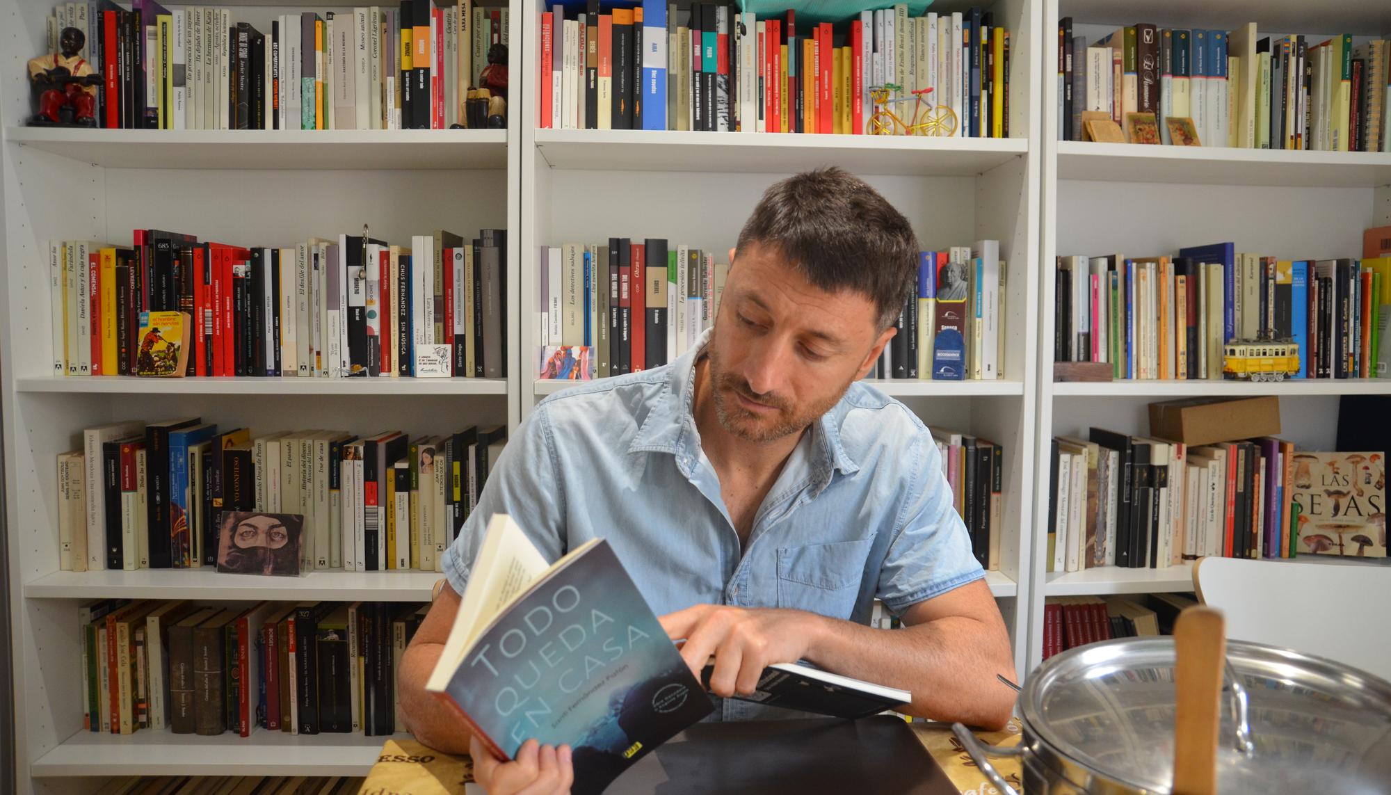 El escritor Santi Fernández Patón